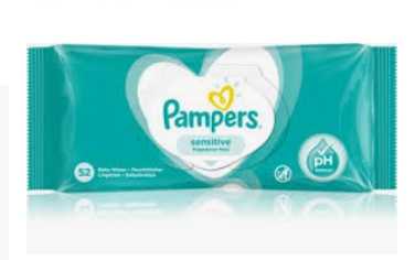 Pampers baby wipe