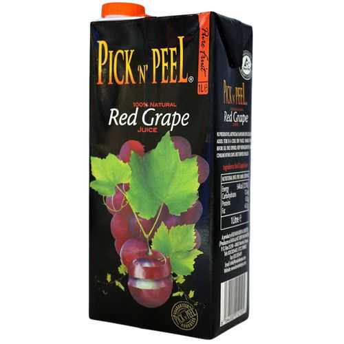 Pick n'peel red grapes juice 1l