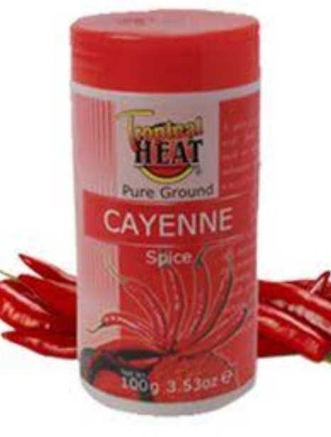 Tropical heat pure ground cayenne spice 100g