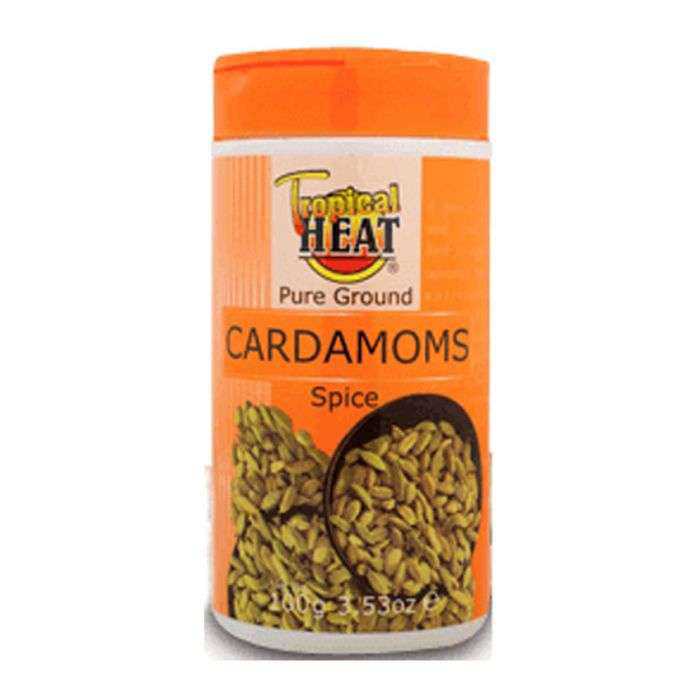Tropical heat pure ground cardamom powered 100g