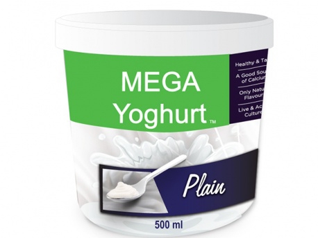 Mega yoghurt plain 500g
