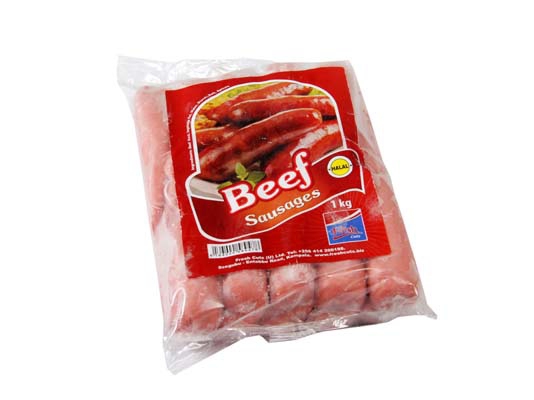 Freshcut beef sausage 500g